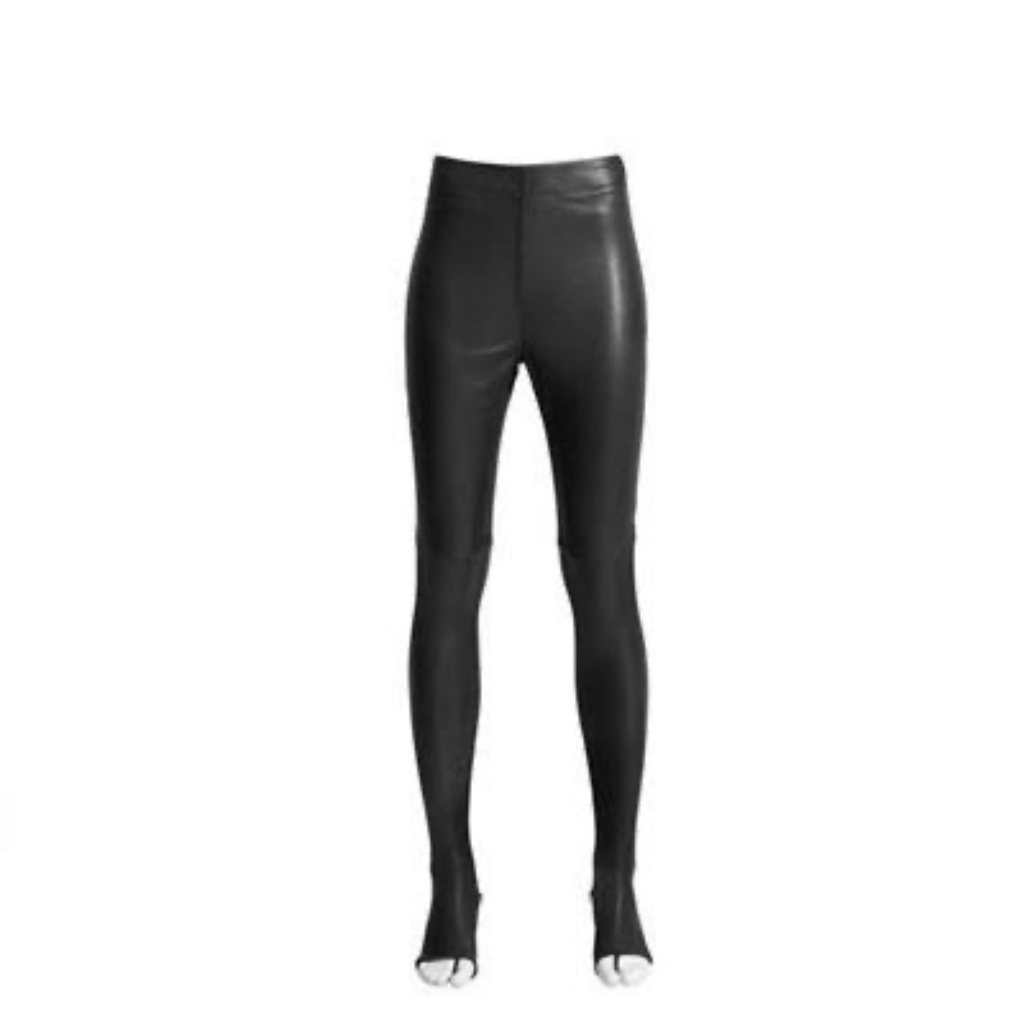 Maison Martin Margiela For H&M "Leather Drainpipe Trousers" Leggings Pants